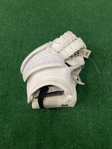White Senior Brian's Iconik X Goalie Gloves & Blockers Regular (Used)