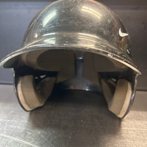 Used Nike HELMET Batting Helmet No Mask Black MD 11868-S000065185