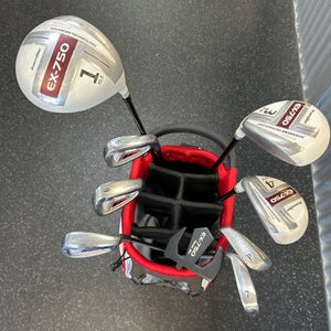 Used Powerbilt EX750 Mens Package Set RH Red 10 Piece 11868-S000065175