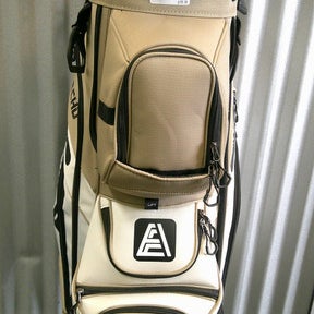 Used ASK ECHO STAND BAG Mens Cart Bag Tan 11868-S000065665
