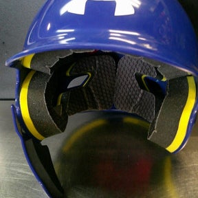 Used Under Armour HELMET Batting Helmet No Mask Royal Blue XS 11868-S000065634