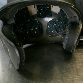 Used Rawlings 121119-2 Batting Helmet No Mask Black MD 11868-S000065632