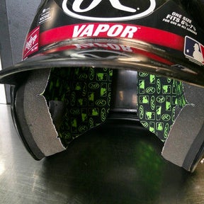 Used Rawlings RCFH Batting Helmet No Mask Black MD 11868-S000065620