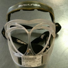 Used Rawlings FACE FIRST BB/SB Fielders Mask Black Fits all 11868-S000065592