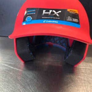 Used Champro HXJ Batting Helmet No Mask Red MD 11868-S000065169