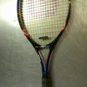 Used Wilson COURT ZONE Adult Tennis Racquet Royal Blue 4 1/2" 11868-S000065525