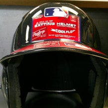 Used Rawlings CFAB11 Batting Helmet No Mask Black LG 11868-S000065495