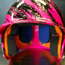 Used Schutt HELMET Batting Helmet No Mask Pink SM 11868-S000065486