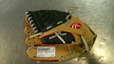 Used Rawlings PLAYER SERIES BB/SB Glove RH Throw Brown 10" 11868-S000065361