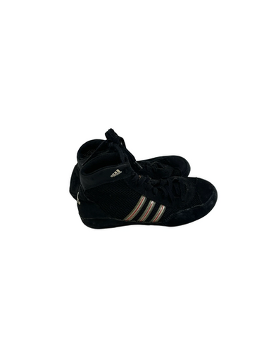 Used Adidas COMBAT SPEED Wrestling Shoes Black Junior 03 11692-S000142502