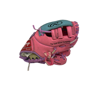 Used Rawlings PLAYERS SERIES BB/SB Glove T-ball Pink 9" 11692-S000142547