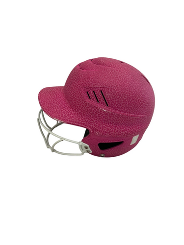 Used Rawlings RCFH Batting Helmet w/Mask Pink One Size 11692-S000142568