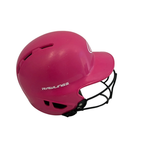 Used Rawlings MLTBH-R1 Batting Helmet w/Mask Pink One Size 11692-S000142570