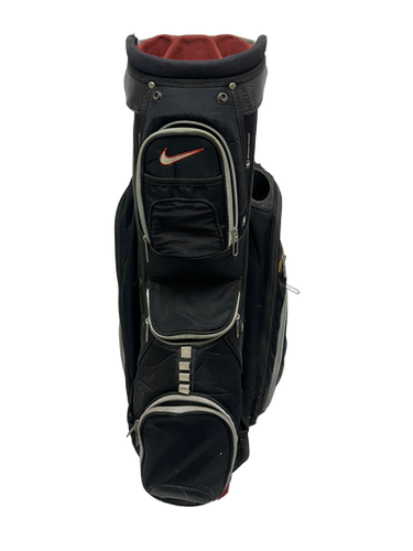 Used Nike E9 CART Mens Cart Bag Black And Red 11692-S000141261