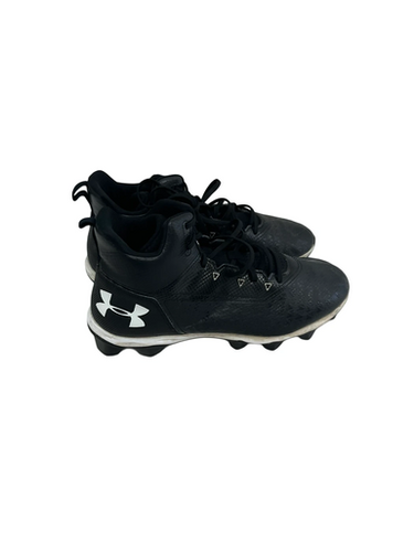 Used Under Armour HAMMER Adult FB Cleats Black Senior 10 11692-S000141305