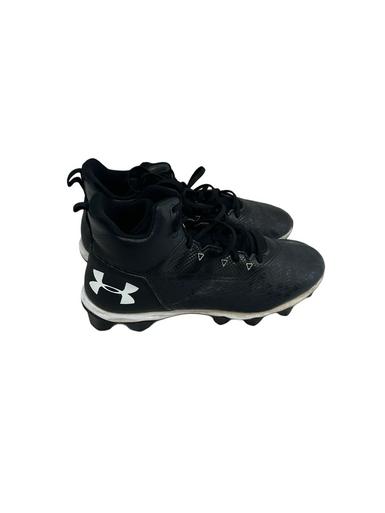 Used Under Armour HAMMER Adult FB Cleats Black Senior 10 11692-S000141305