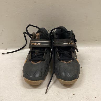 Used Nike TROUT BB/SB Cleats Black Youth 13.0 11725-S000490985