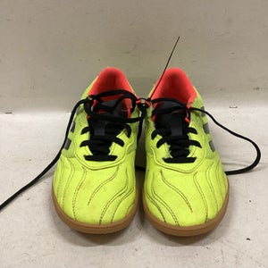 Used Adidas Soccer Indoor Shoes Yellow Junior 03.5 11725-S000492518
