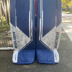 33" 2023 Bauer Supreme M5 Pro Goalie Leg Pads (Used)