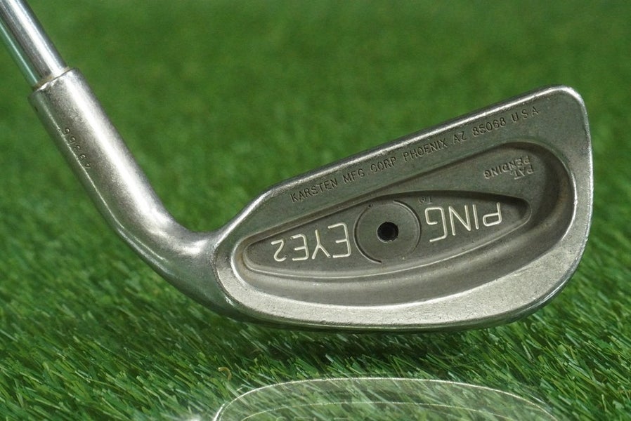 PING EYE 2 KARSTEN 2 IRON STEEL SHAFT BLACK DOT RH ~ LOOK!!
