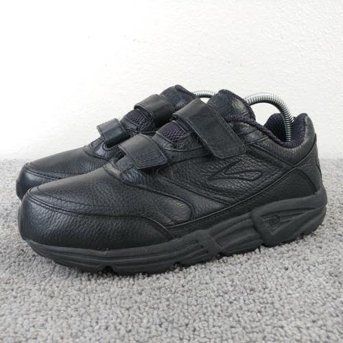 Brooks Addiction Walker V-Strap 2 Womens Size 9 D WIDE Running Shoes Black Low