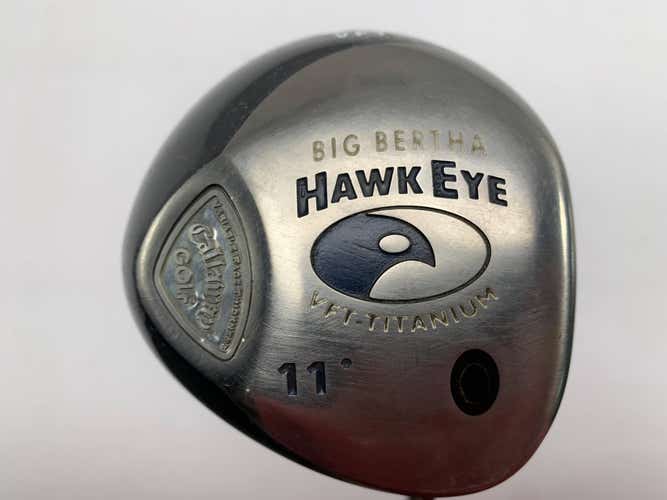 Callaway Hawkeye VFT Driver 11* Big Bertha System 60 Regular Graphite Mens RH