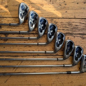 Callaway mostly X-18R Iron Set 4-9, PW, SW