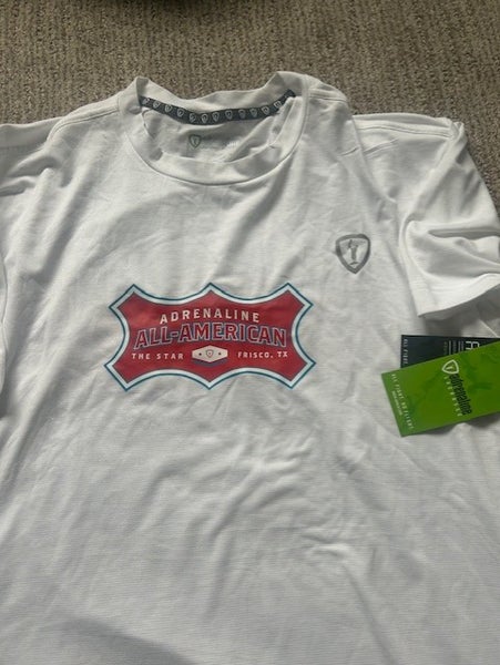 Adrenaline All American lacrosse game team shooter shirt NEW mens L large