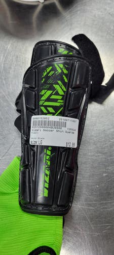 Used Vizari Soccer Shin Guards Junior Black LG 11497-S000152852