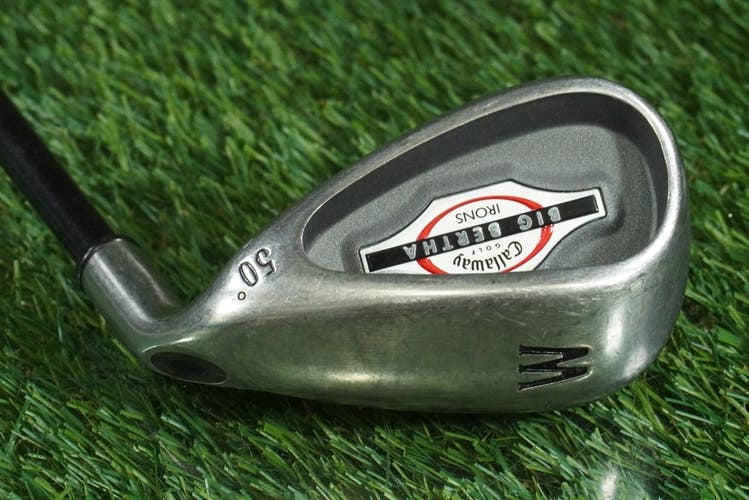 CALLAWAY BIG BERTHA 2002 PITCHING WEDGE "W" RCH 75I GRAPHITE LIGHT FLEX RH 50