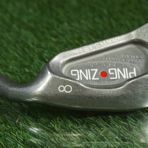PING ZING KARSTEN 8 IRON KT-M STIFF FLEX STEEL RED DOT RH ~ LOOK!!