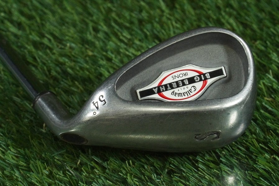 CALLAWAY BIG BERTHA 2002 SAND WEDGE "S" UNIFLEX STEEL RH 54 W/ BIG BERTHA GRIP!