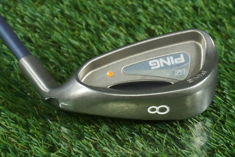 PING G2 L 8 IRON HL TFC 100 WOMEN'S LADIES FLEX GRAPHITE ORANGE DOT RH ~ LOOK!!