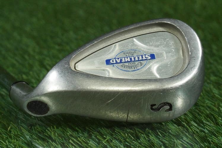 CALLAWAY STEELHEAD X-14 SAND WEDGE "S" CONSTANT WEIGHT STEEL RH WITH NEW GRIP!