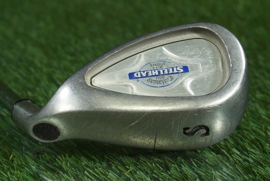 CALLAWAY STEELHEAD X-14 SAND WEDGE "S" CONSTANT WEIGHT STEEL RH WITH NEW GRIP!