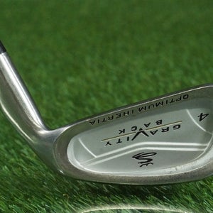 COBRA GRAVITY BACK 4 IRON OPTIMUM INERTIA STEEL STIFF FLEX RH ~ LOOK!!