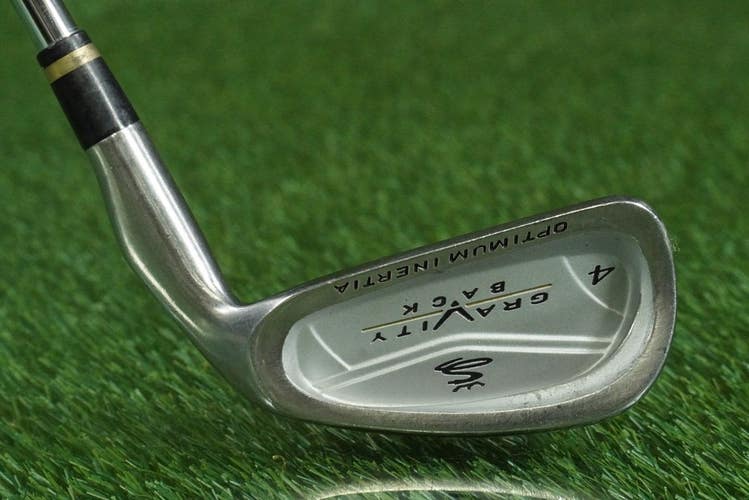 COBRA GRAVITY BACK 4 IRON OPTIMUM INERTIA STEEL STIFF FLEX RH ~ LOOK!!