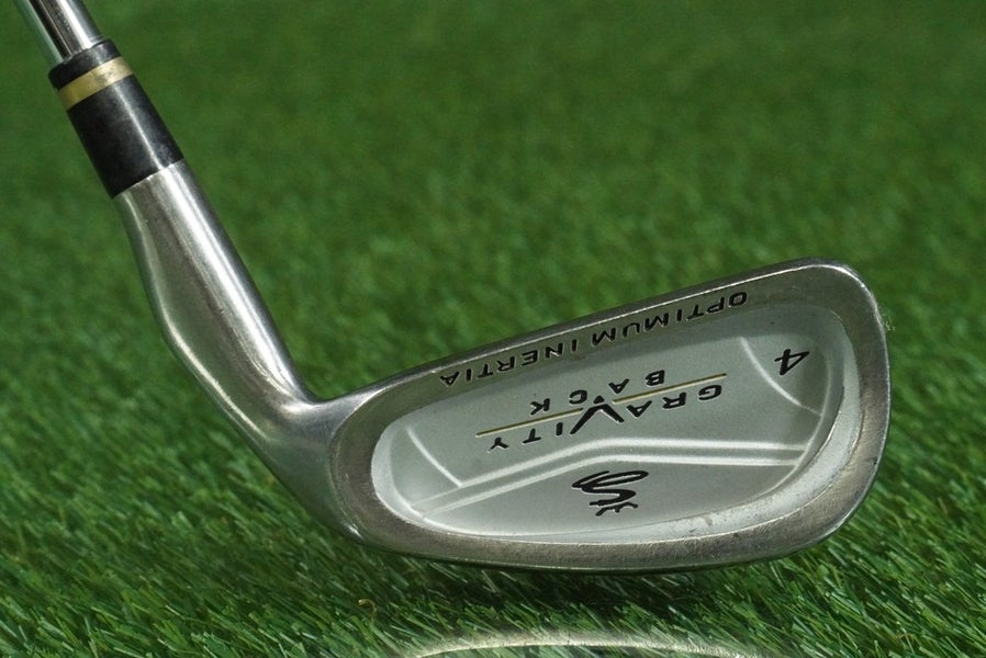 COBRA GRAVITY BACK 4 IRON OPTIMUM INERTIA STEEL STIFF FLEX RH ~ LOOK!!