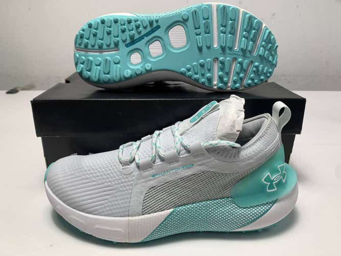 Under Armour Phantom Waterproof Golf Shoes Grey Women's SZ 8 (3027090-101)