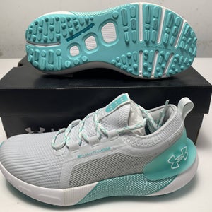 Under Armour Phantom Waterproof Golf Shoes Grey Women's SZ 8 (3027090-101)