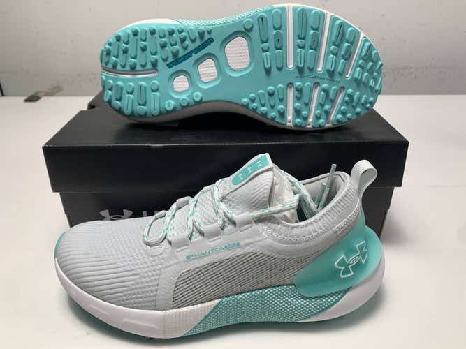 Under Armour Phantom Waterproof Golf Shoes Grey Women's SZ 8 (3027090-101)