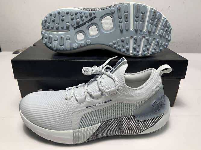 Under Armour Phantom Waterproof Golf Shoes Grey Men's SZ 10.5 (3027485-101)