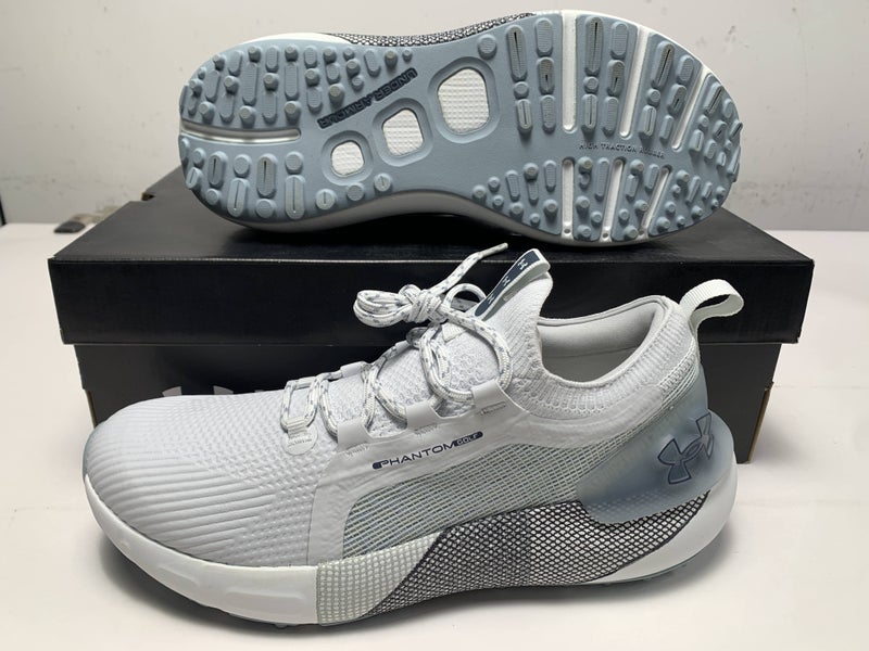 Under Armour Phantom Waterproof Golf Shoes Grey Men's SZ 10.5 (3027485-101)