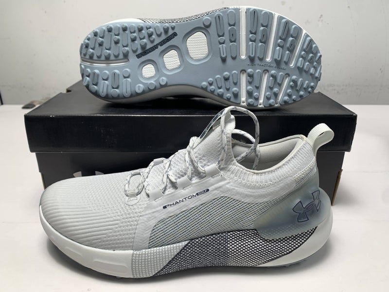 Under Armour Phantom Waterproof Golf Shoes Grey Men's SZ 10.5 (3027485-101)