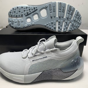 Under Armour Phantom Waterproof Golf Shoes Grey Men's SZ 9.5 (3027485-101)