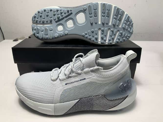 Under Armour Phantom Waterproof Golf Shoes Grey Men's SZ 9.5 (3027485-101)