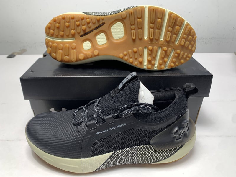 Under Armour Phantom Waterproof Golf Shoes Black Men's SZ 9 (3027485-001)