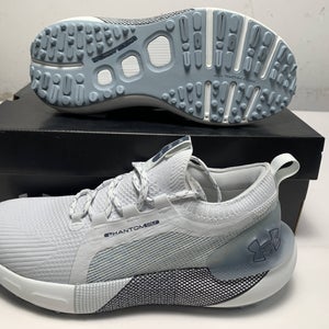 Under Armour Phantom Waterproof Golf Shoes Grey Men's SZ 8.5 (3027485-101)