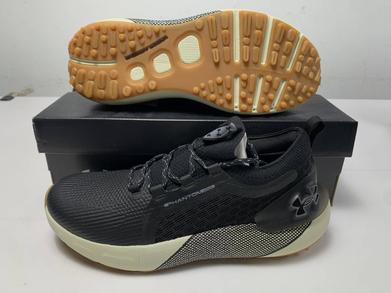Under Armour Phantom Waterproof Golf Shoes Black Men's SZ 12 (3027485-001)