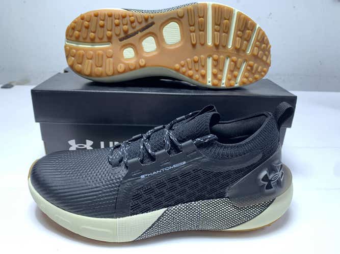 Under Armour Phantom Waterproof Golf Shoes Black Men's SZ 9.5 (3027485-001)